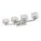 Z-Lite Rubicon 4 Light Vanity, Brushed Nickel & Clear 1927-4V-BN-LED - alternate 2